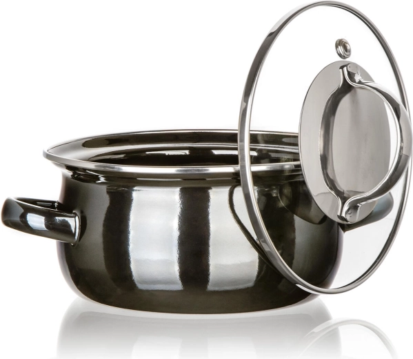 Couvercle en verre pour un meilleur contrôle de la cuisson