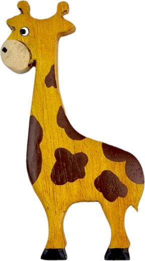 Magnet en bois girafe – grande