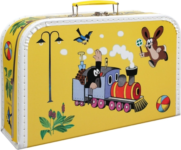 Valisette pour enfant La Petite Taupe et le petit train 35 cm