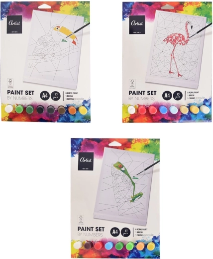 Kit créatif de peinture par numéros (10 images)
