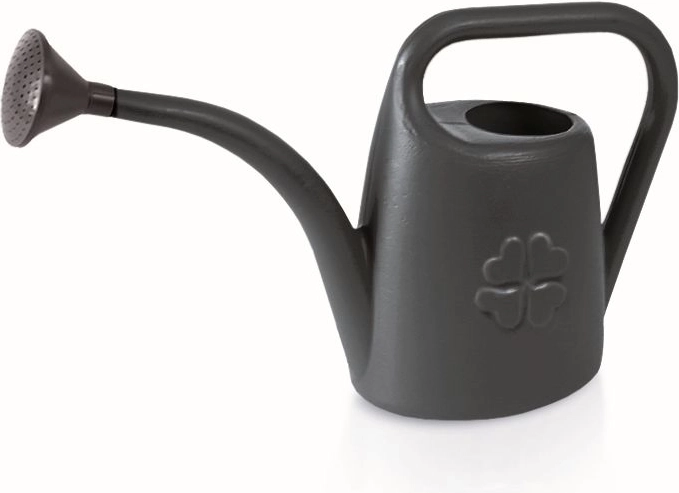 Arrosoir en plastique 1,8 l anthracite avec pomme d’arrosage amovible