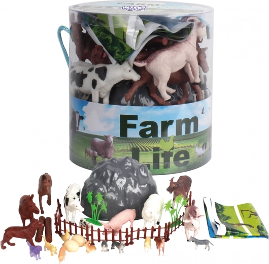 WOOPIE ensemble de figurines ferme – 34 pièces