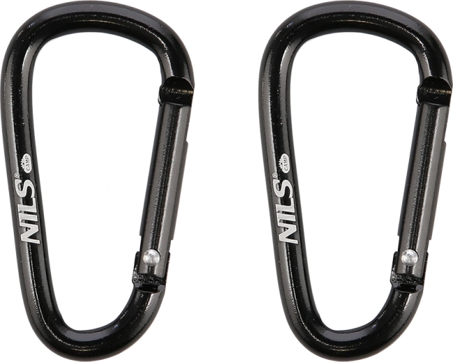 Lot de mousquetons en aluminium NILS Camp, 2 pcs