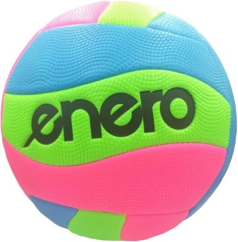 Ballon de volley-ball de plage ENERO Fancy rose-bleu-vert