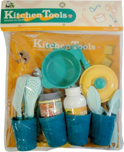 Set de cuisine pour enfants avec vaisselle et accessoires