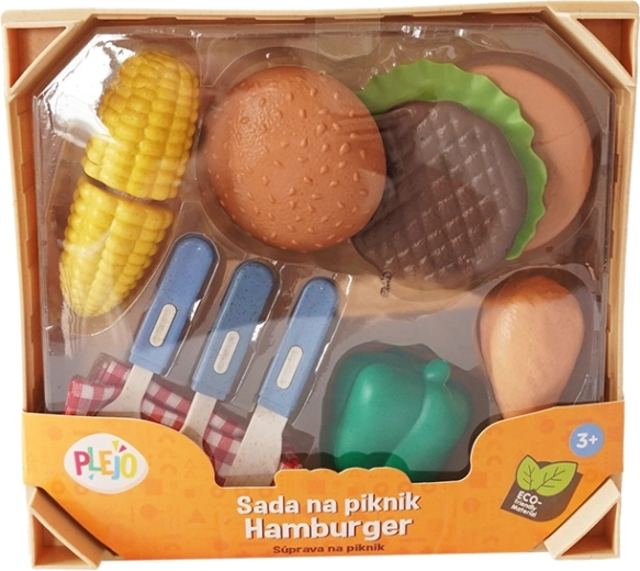 PLEJO set de pique-nique hamburger