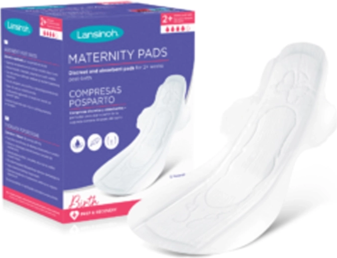Lansinoh serviettes post-partum discrètes M, 12 pcs