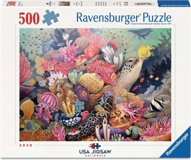 Puzzle Ravensburger Monde sous-marin 500 pièces