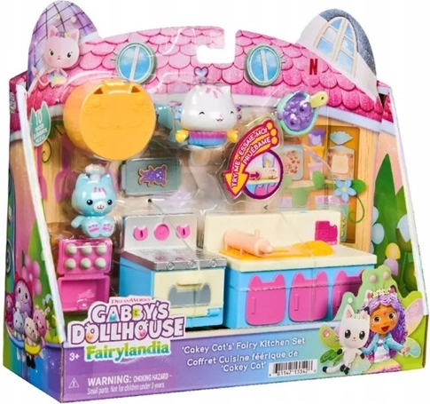 Spin Master Gabby’s Dollhouse – ensemble magique cuisine et salle de bain