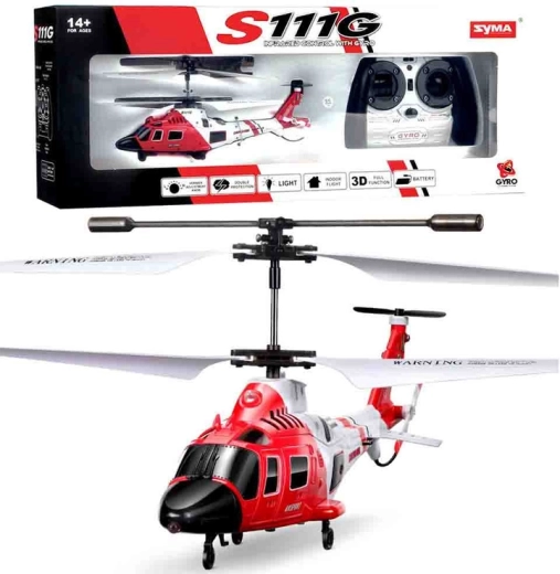 Hélicoptère RC Syma S111G avec gyroscope