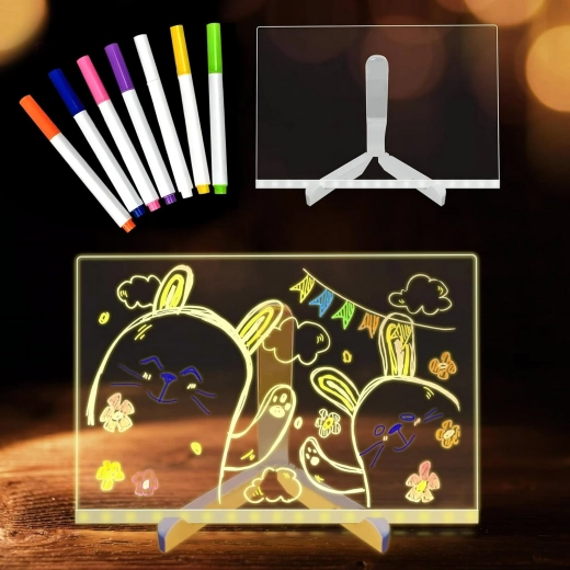 Panneau en acrylique lumineux pour des dessins bien visibles
