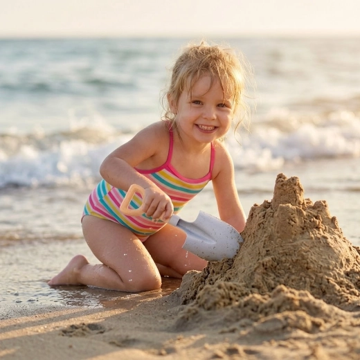 Pour le bac à sable, le jardin et la plage
