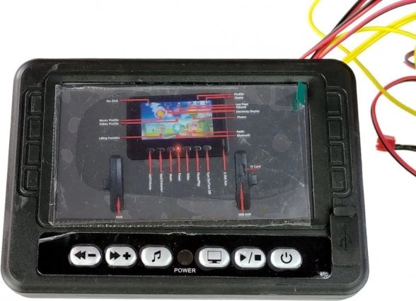 Panneau musical LCD MP4 pour Range Rover