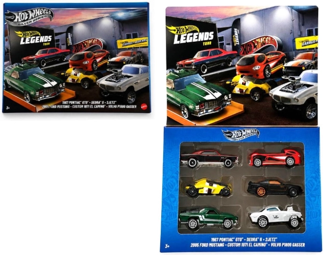 Coffret de voitures de collection Hot Wheels Legends Tour