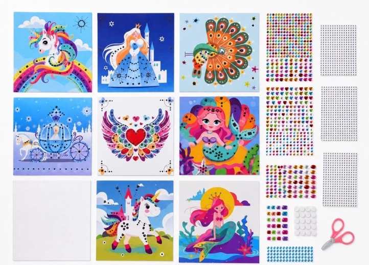 8 images de contes à décorer