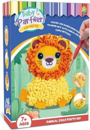 Adorable petit lion terminé, pas à pas