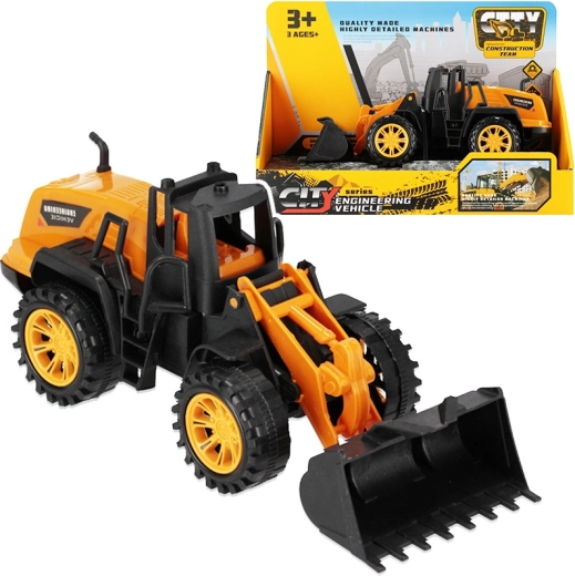 Bulldozer jouet avec fonction pull-back