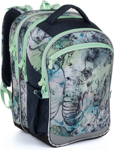 Sac à dos scolaire Topgal COCO avec éléphant