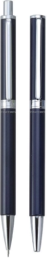 Coffret cadeau stylo-bille et porte‑mine CONCORDE Waltz, corps bleu