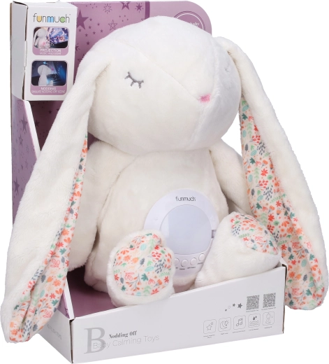 Lapin avec projecteur et musique 29 cm