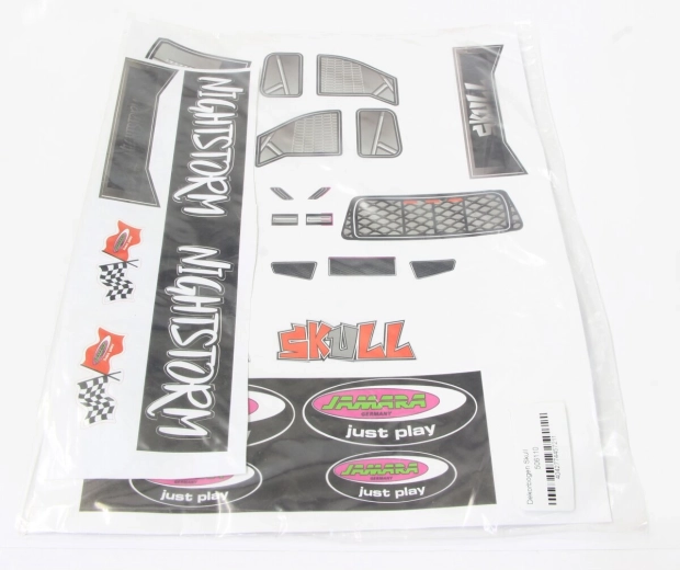 Kit d'autocollants Jamara Skull/Nightstorm - 1 pièce