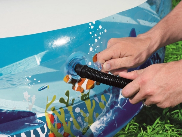 Gonflage rapide grâce aux grandes valves