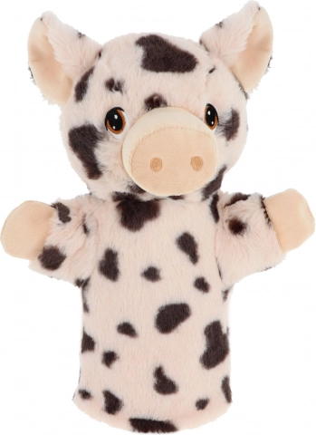 Marionnette en peluche Petit Cochon Keeleco 27 cm