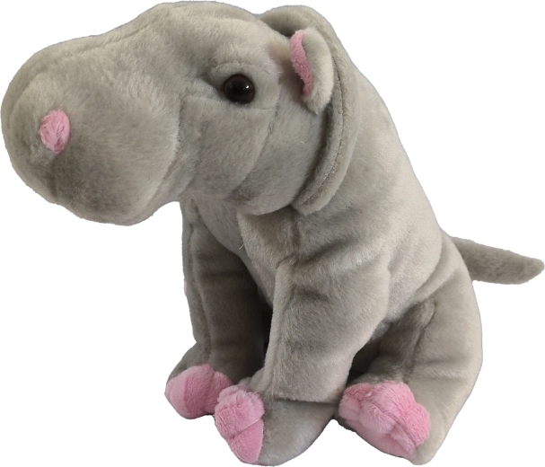 Hippopotame en peluche 28 cm