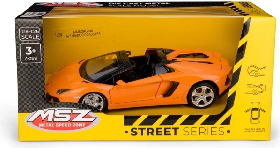 Modèle Lamborghini Aventador Roadster à l'échelle 1:24
