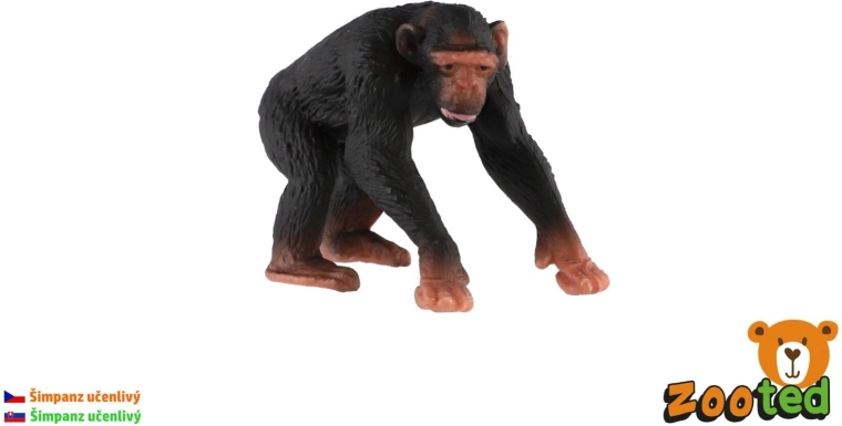 Figurine de chimpanzé commun, 7 cm