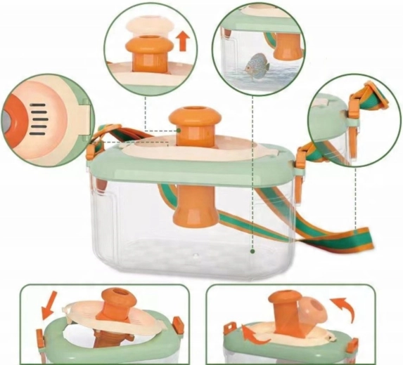 Récipient pratique avec bandoulière