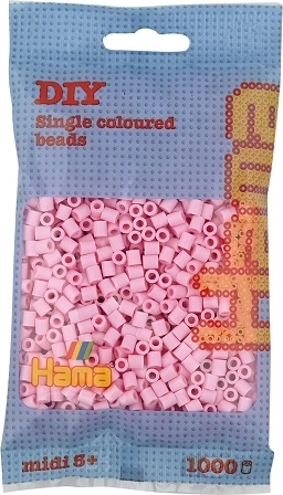 Perles à repasser Hama MIDI rose pastel 5 mm (1000 pcs)