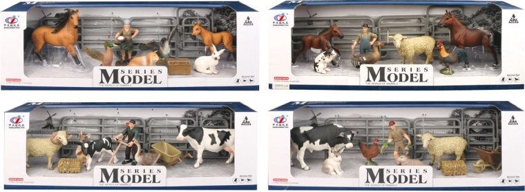 Set de 4 animaux de la ferme