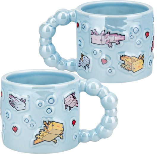 Mug Minecraft axolotl