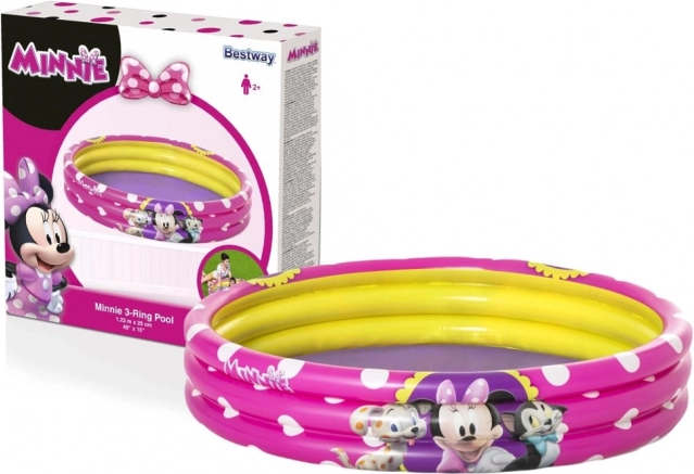 Piscine gonflable pour enfants Minnie Mouse 122 x 25 cm Bestway 91079