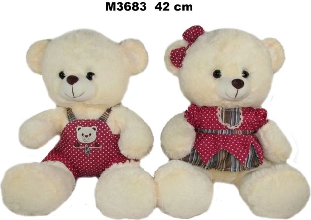 Ours en peluche Miś avec vêtements 42 cm