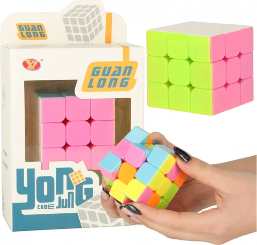 Cube logique 3x3 néon 5,5 cm