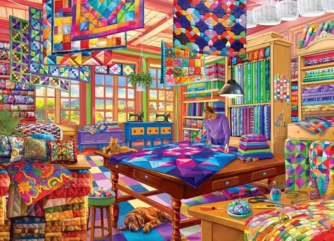 Puzzle Švadlena 1000 pièces Eurographics