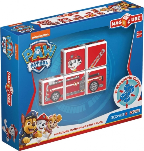 Geomag cubes magnétiques Magicube Pat' Patrouille – Marcus dans le camion de pompiers