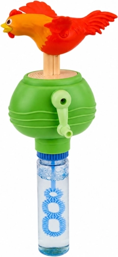 Manivelle pour des bulles en continu