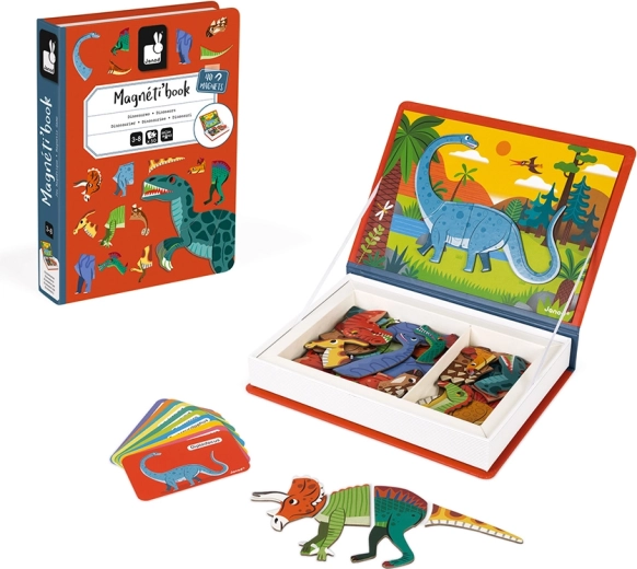 Janod Magnetibook dinosaures
