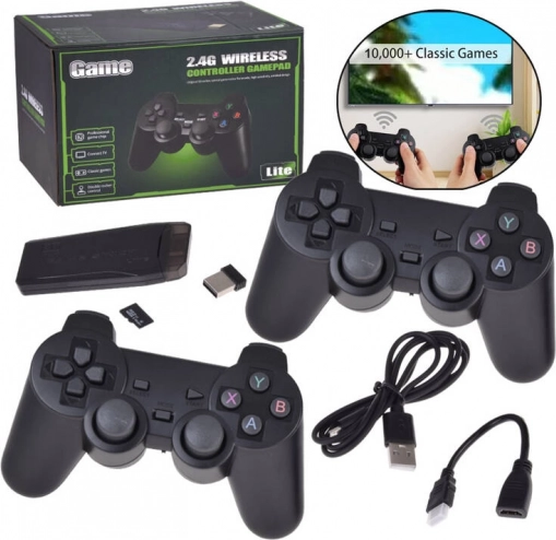 Console rétro HDMI avec 2 contrôleurs et 20000 jeux