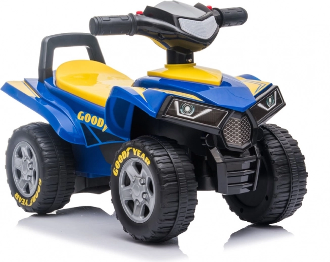 Porteur enfant quad avec diodes et sons – Bleu