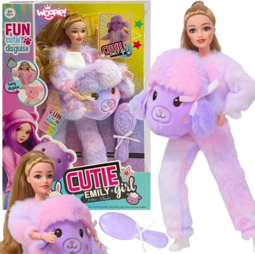 Woopie Royal poupée Emi en costume violet de petit mouton