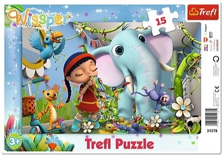 Puzzle TREFL WISSPER : la mélodie de l’amitié, 15 pièces