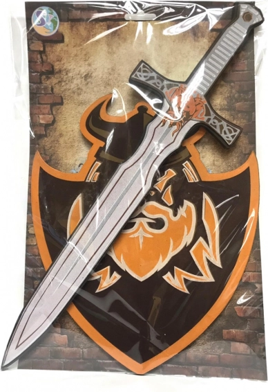 Épée et bouclier vikings en mousse pour enfants