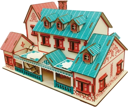 Woodcraft puzzle 3D en bois Vila Narat