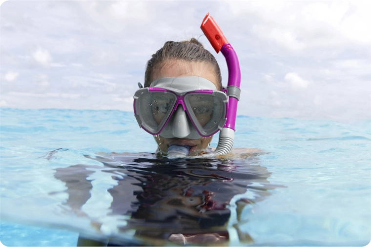 Respiration confortable en surface