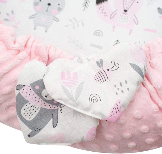 Minky doux et coton respirant