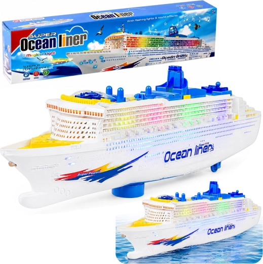 Bateau de croisière pour enfants avec lumières et sons